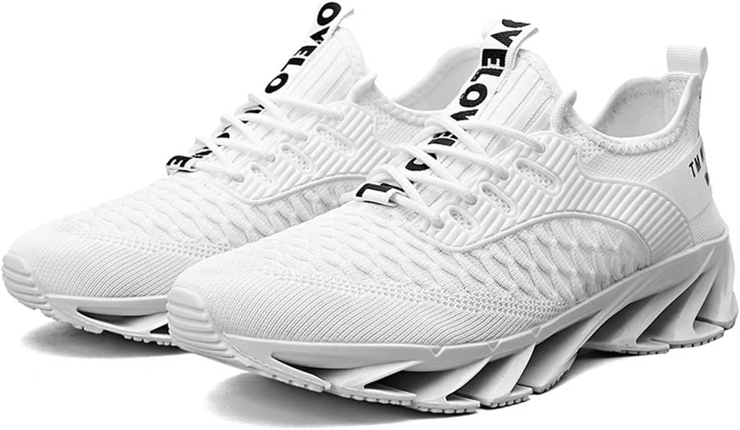 Luniva Shoes, Height Boosting Shoes for Men, Athletic Lightweight Breathable Running Walking Shoes Comfort Non Slip Breathable Knit Slip On Sneakers