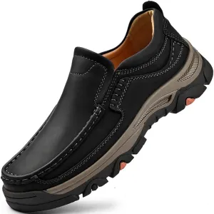 LZDZN Loafers for Men Shoes Leather Casual Shoe Mens Driving Men's Black Yellow Brown Big Size Male Boat Dress