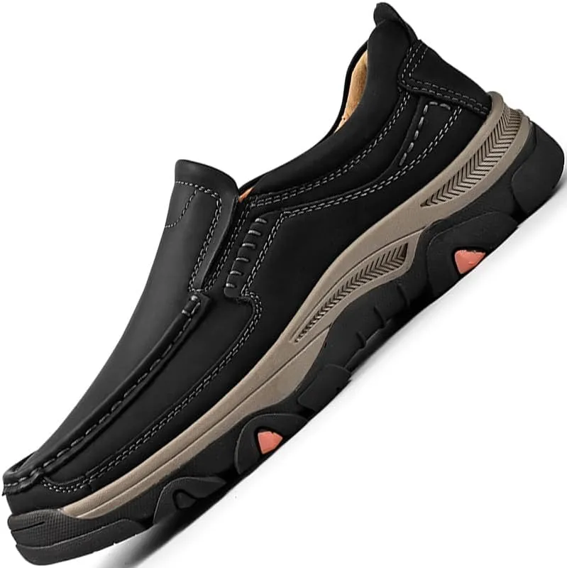 LZDZN Loafers for Men Shoes Leather Casual Shoe Mens Driving Men's Black Yellow Brown Big Size Male Boat Dress