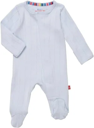 Magnetic Me 100% Organic Cotton Magnetic Baby Footie Pajamas | Super Soft Organic Cotton Fabric | Available in PRE - 24M