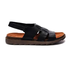Maldiva Back Strap Sandal // Black