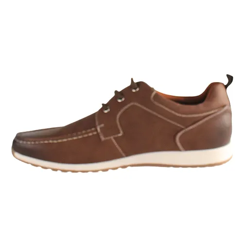 Marcozzi Mens's Moccasin Shoes - Gothenburg - Brown