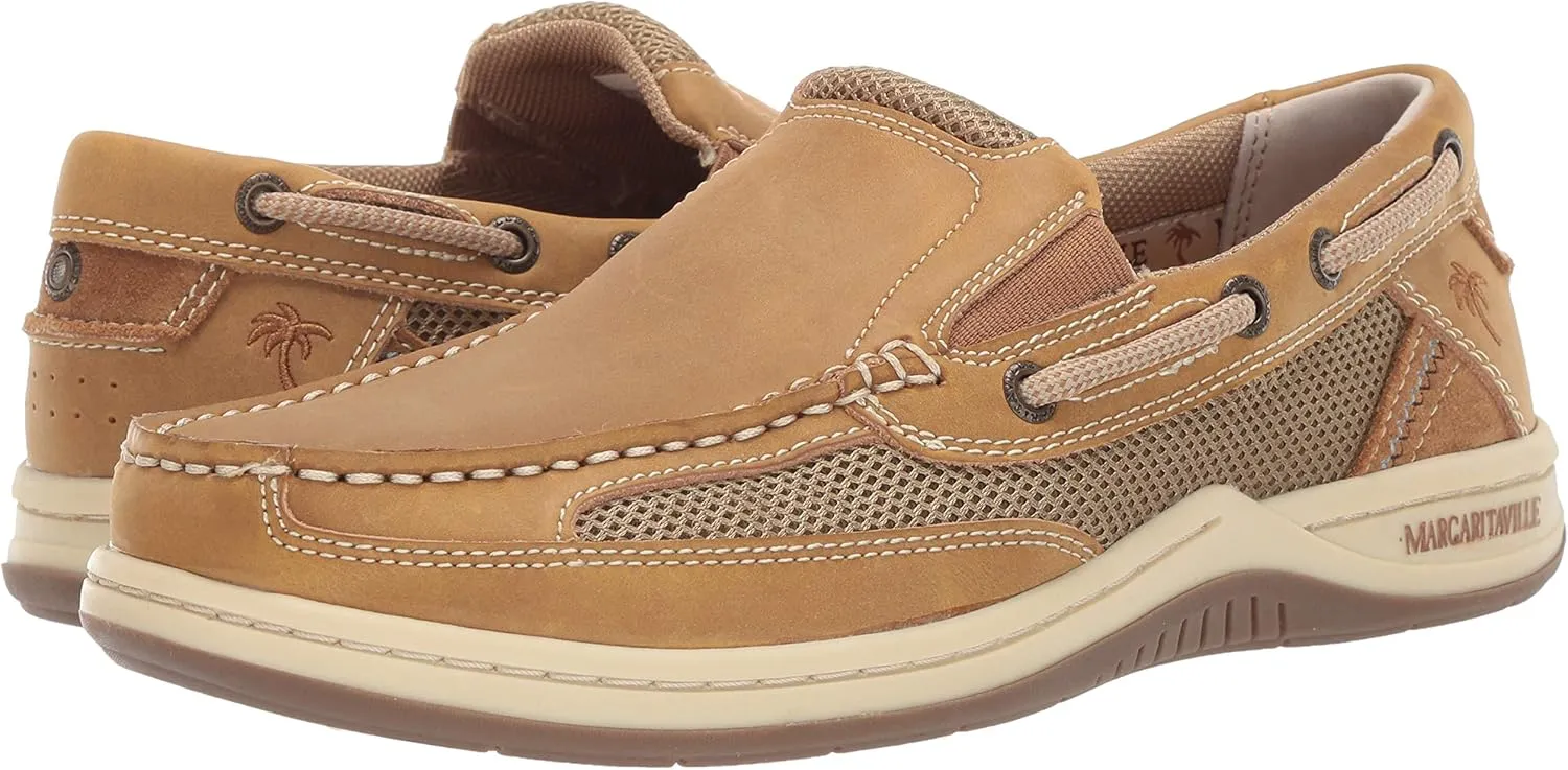 Margaritaville Men's Anchor Slip On Boat Shoe