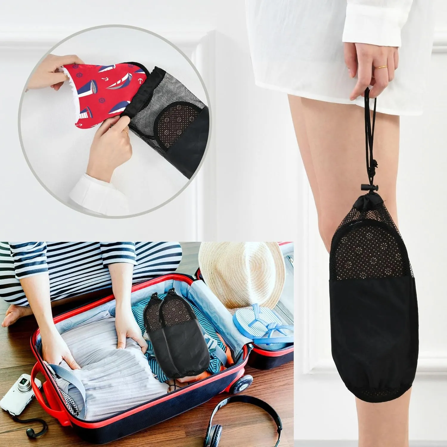 Marine Nautical Boat Slippers Soft Non-Slip Indoor Women Men House Slippers Home Shoes