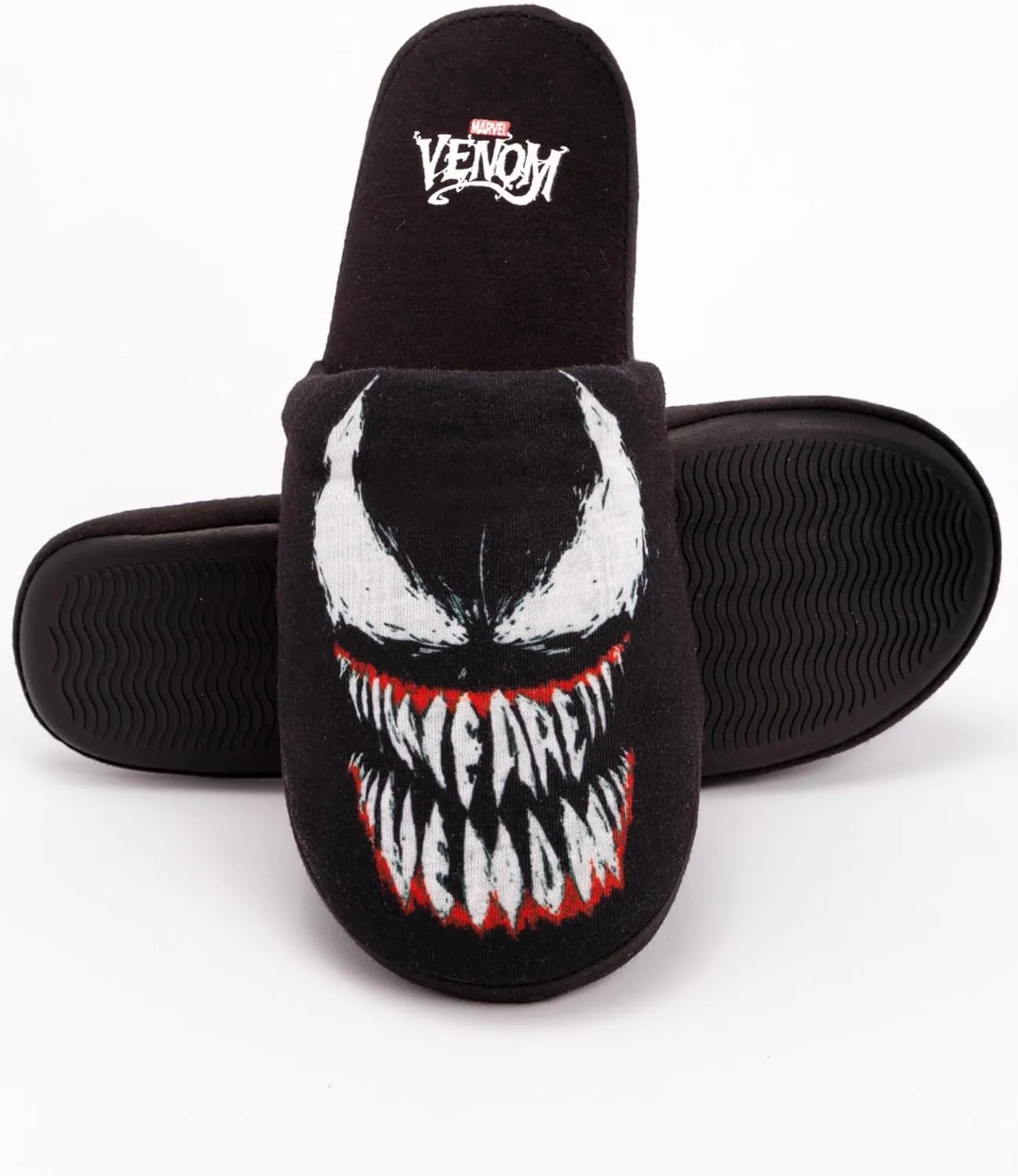 Marvel Gift Slippers Men's Slip On Alien Symbiote House Shoes