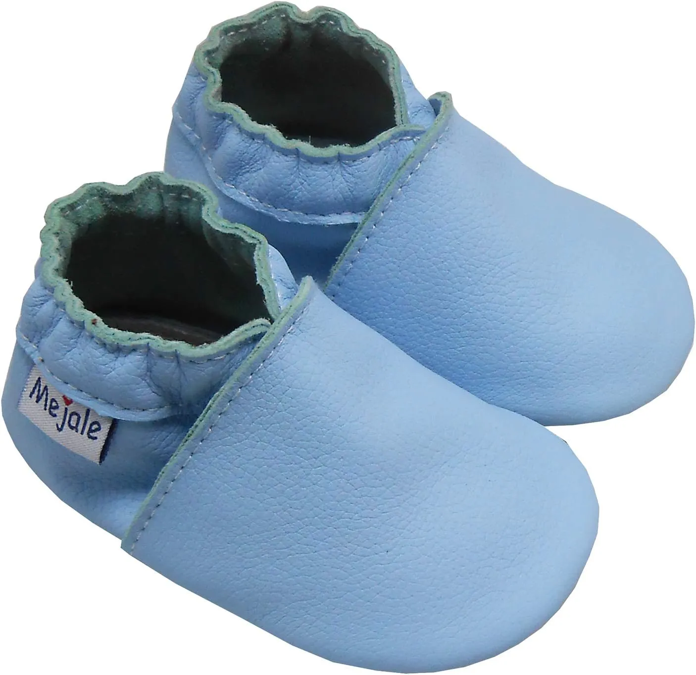 Mejale Baby Boy Girl Shoes Soft Soled Leather Moccasins Anti-Skid Infant Toddler Prewalker