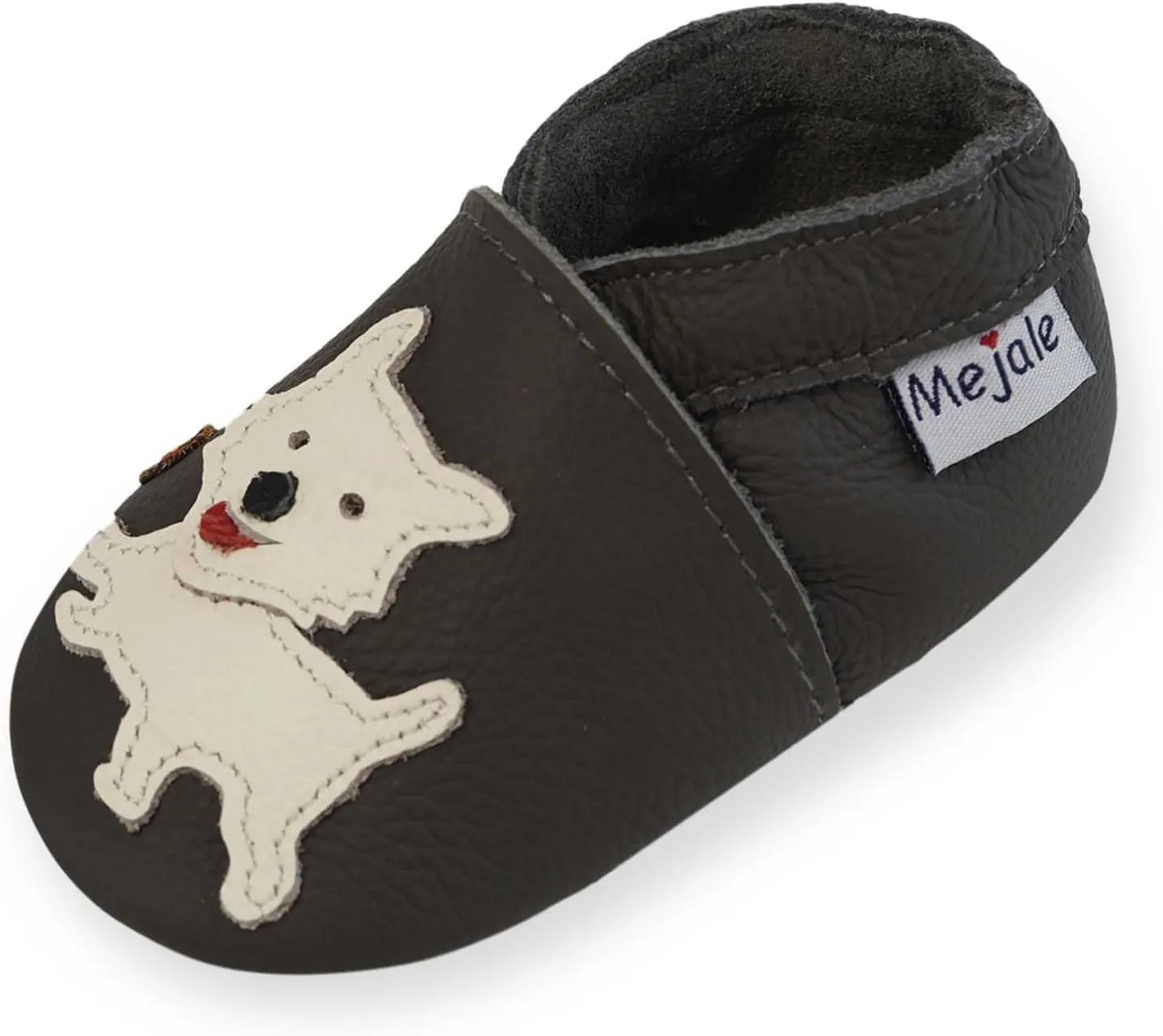 Mejale Baby Shoes Soft Sole Leather Moccasins Cartoon Butterfly Infant Toddler First Walker Slippers