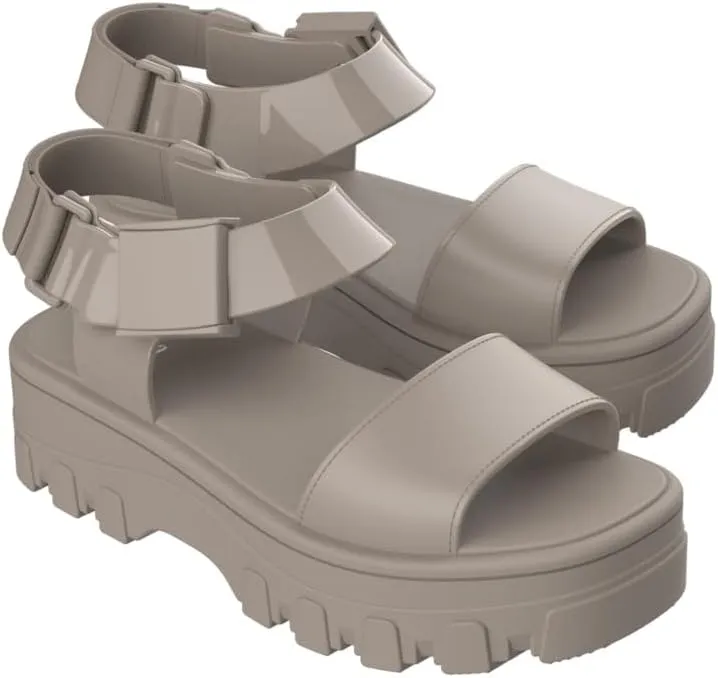 Melissa Kick Off Platform Sandals for Women - Super Soft and Flexible Vegan Chunky Platform Sandal with Adjustable Straps and Open Toe Design