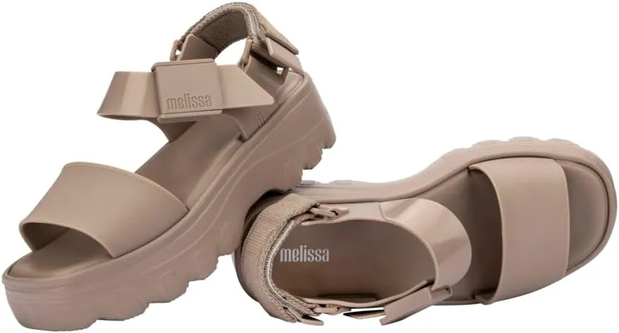 Melissa Kick Off Platform Sandals for Women - Super Soft and Flexible Vegan Chunky Platform Sandal with Adjustable Straps and Open Toe Design