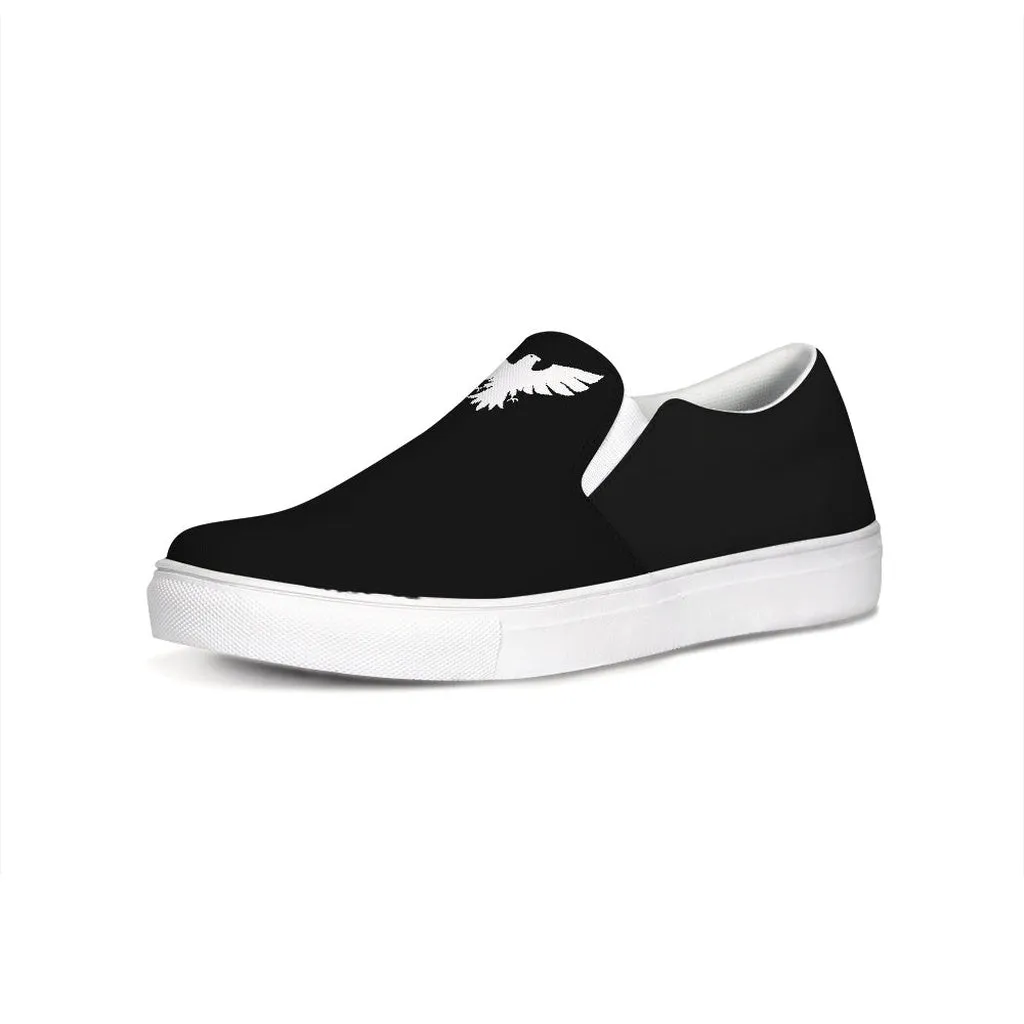 Men's Black Lifestyler Canvas Slip-On Casual Shoe