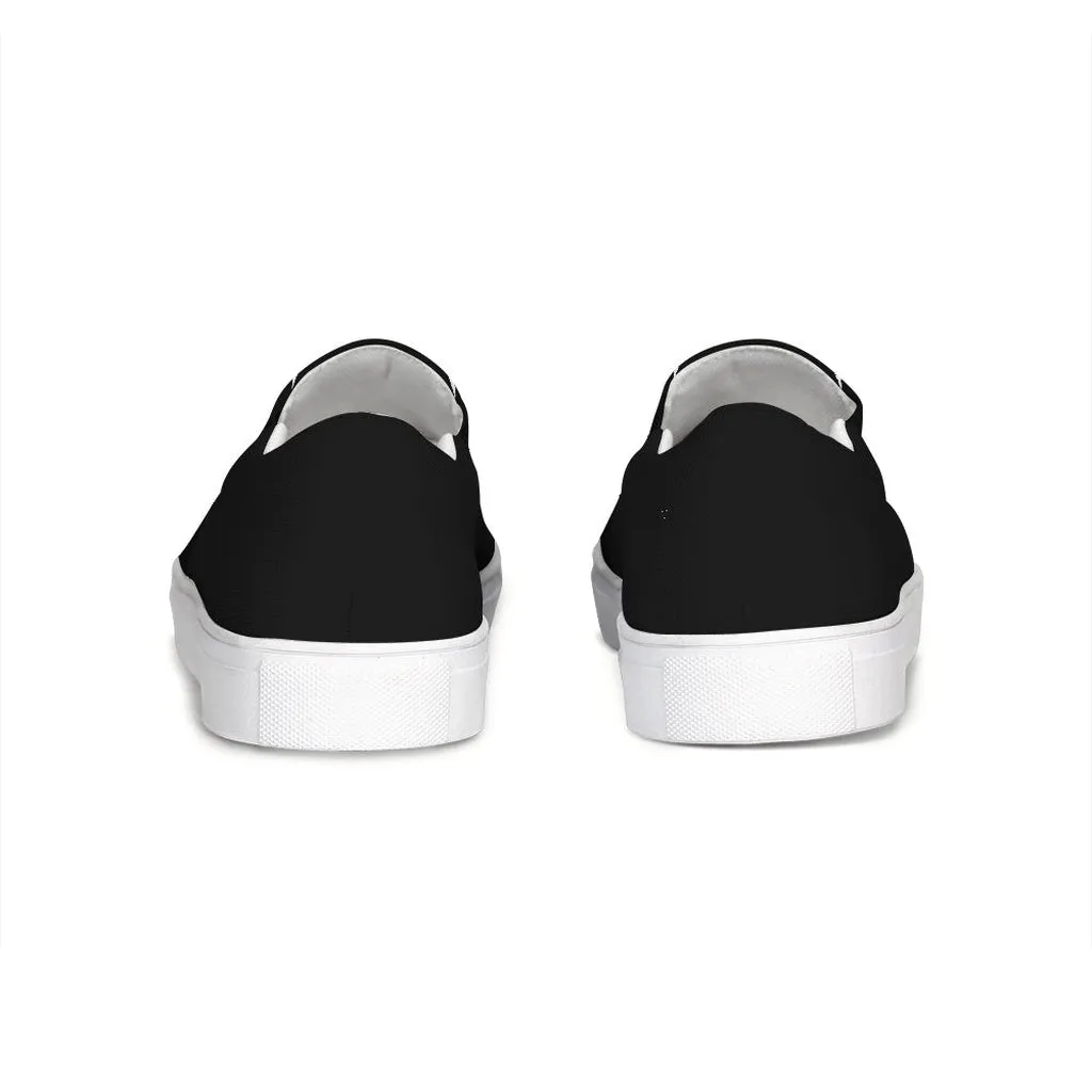 Men's Black Lifestyler Canvas Slip-On Casual Shoe