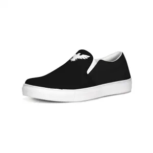 Men's Black Lifestyler Canvas Slip-On Casual Shoe