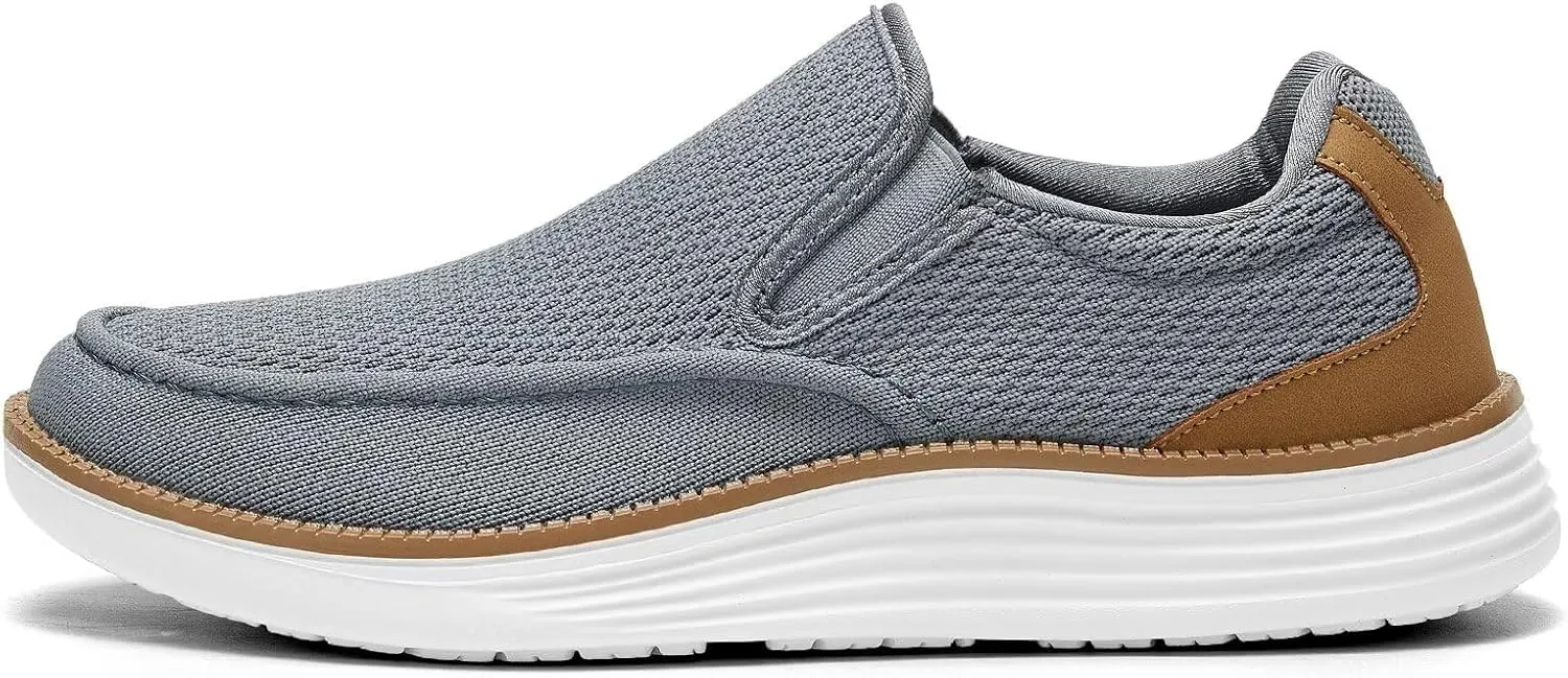 Mens Boat Shoes Casual Loafers Slip On Walking Dress Sneakers Mesh Business Oxfords Work Lightweight Soft Sole