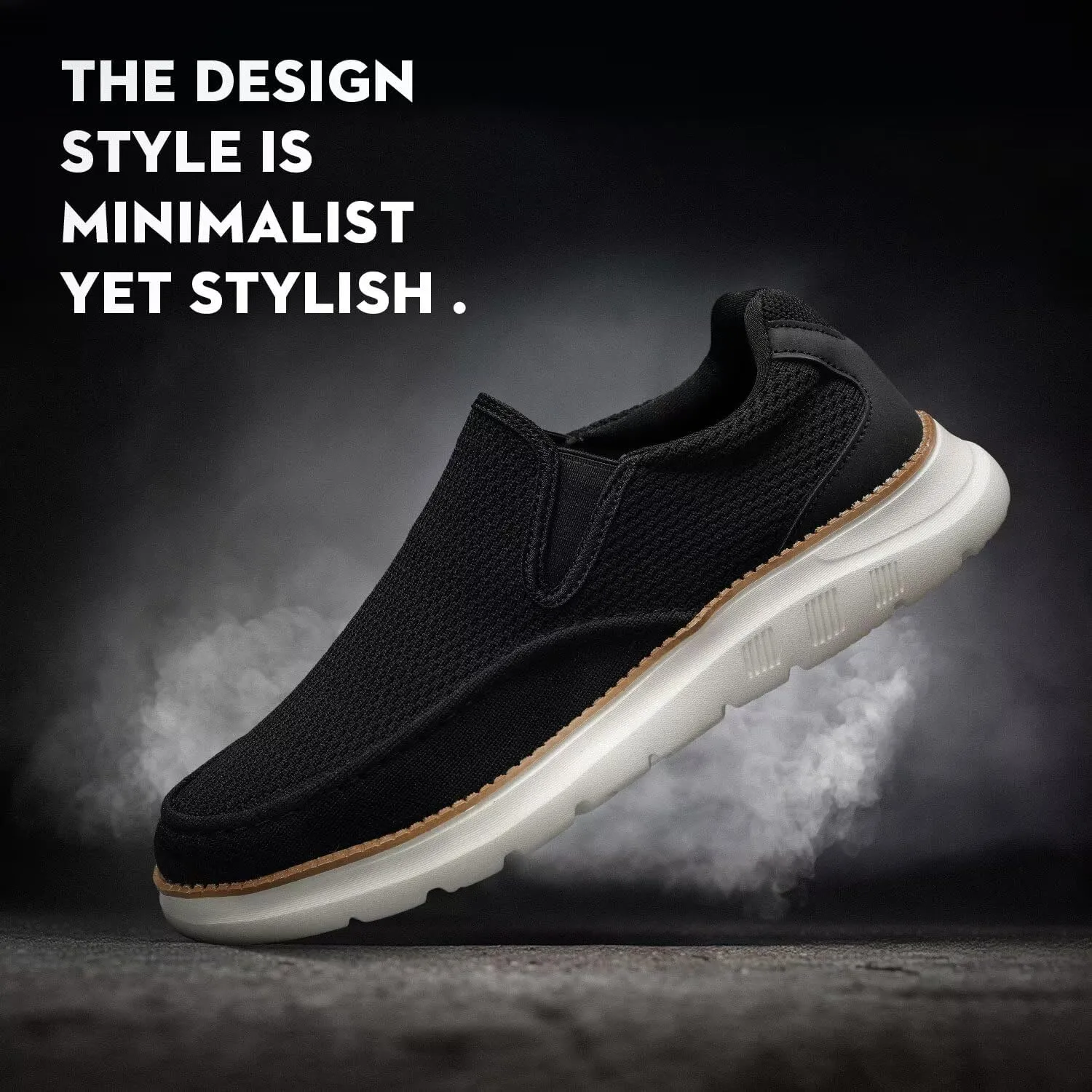 Mens Boat Shoes Casual Loafers Slip On Walking Dress Sneakers Mesh Business Oxfords Work Lightweight Soft Sole