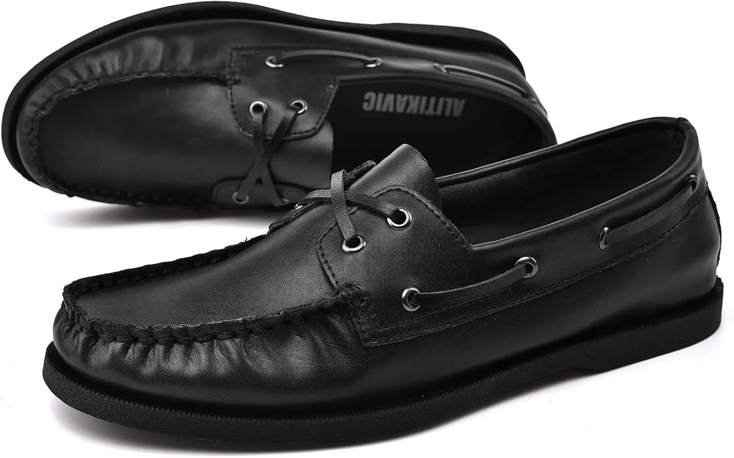 Mens Boat Shoes Leather Casual Dress Shoes Classic Loafers