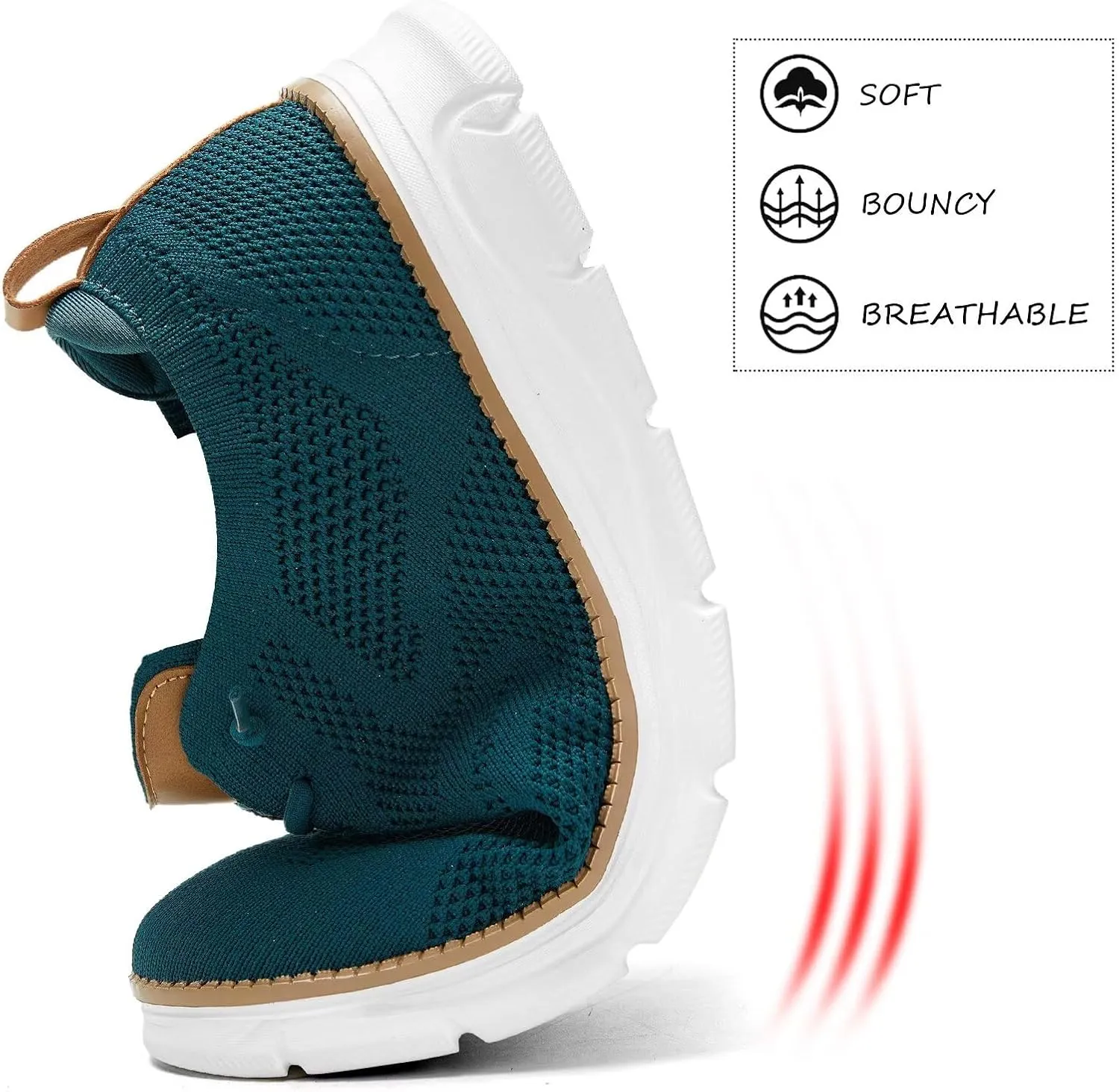 Mens Casual Dress Oxfords Shoes Fashion Mesh Business Walking Work Slip on Sneakers Comfortable Lightweight Soft Sole