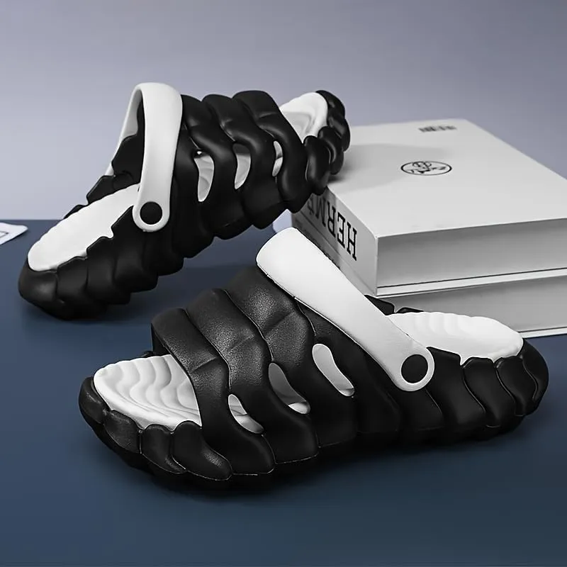 Men's Casual EVA - Breathable Non-Slip Slip-On Open-Toe Design, Lightweight Indoor/Outdoor Beach, All-Season Comfort,
