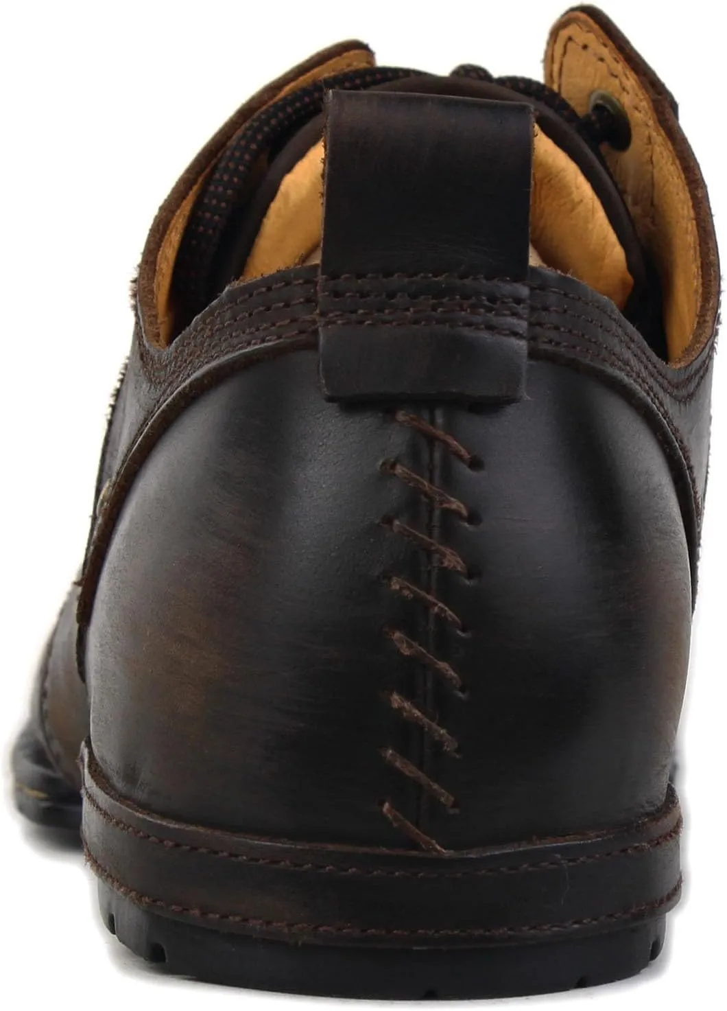 Mens Chukka Biker Cowboy Motorcycle Stylish Boots Combat Hiking Leather Casual Ankle Boots 6015-1-E-R