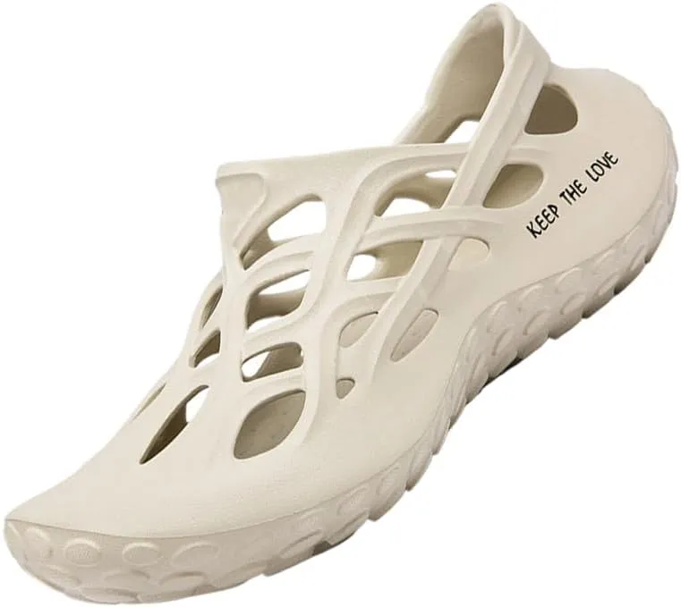 Men's Fashion Casual Casual Shoes Slip on Clogs Breathable, Quick Drying, Non-Slip Solid Color EVA Shoes