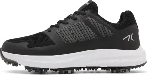 Mens Golf Shoes Spiked Breathable Mesh Arch Support Size 7.5-12