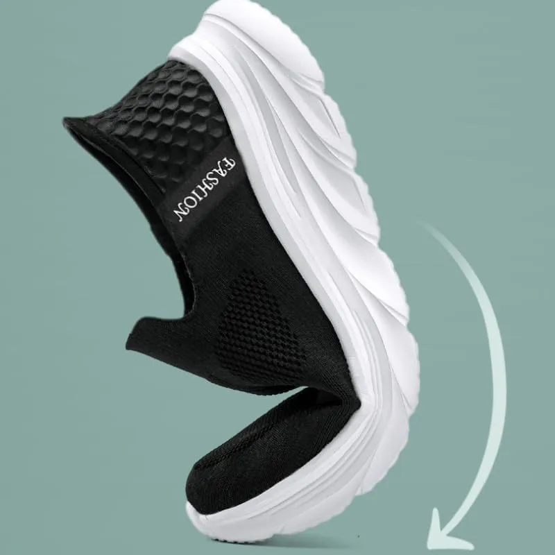 Men's Hands Free Slip On Sneaker Walking Shoes for Mens Dress Casual Comfortable Breathable Hiking Working All-Terrain Ankle Trekking Anti-Slip
