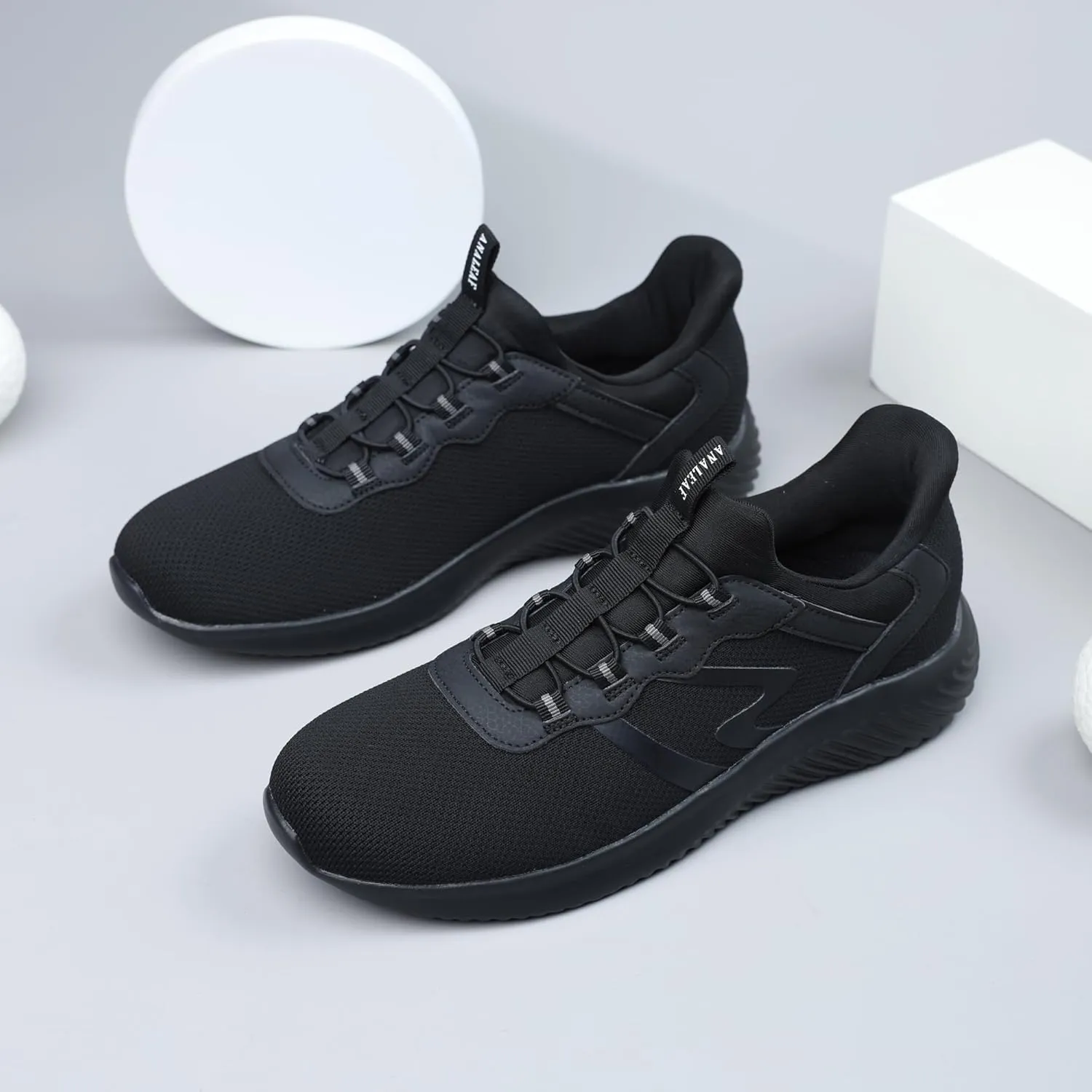 Mens Hands Free Walking Shoes Breathable Slip on Fashion Sneakers Daily Wear Casual Shoes
