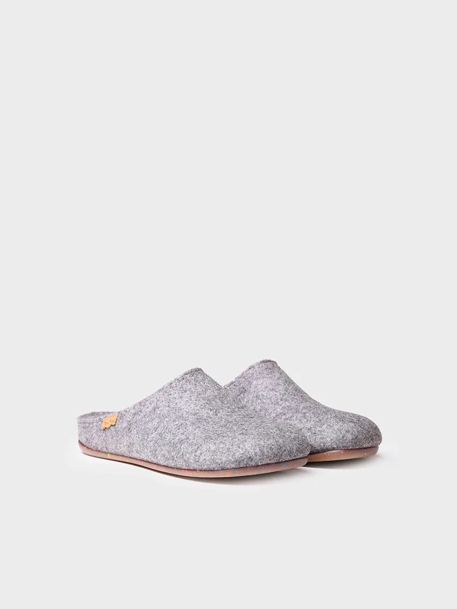 Men's house slipper made from recycled felt - NEO-FR