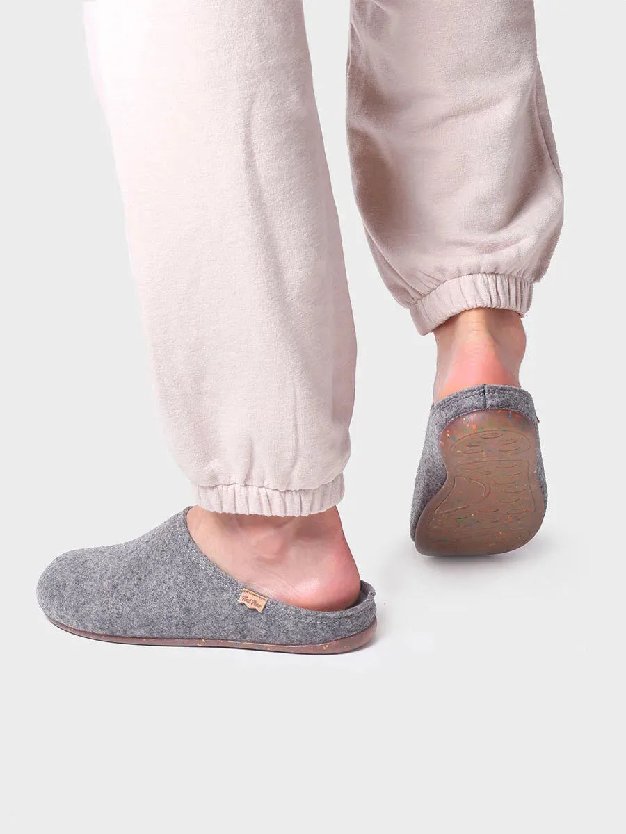 Men's house slipper made from recycled felt - NEO-FR