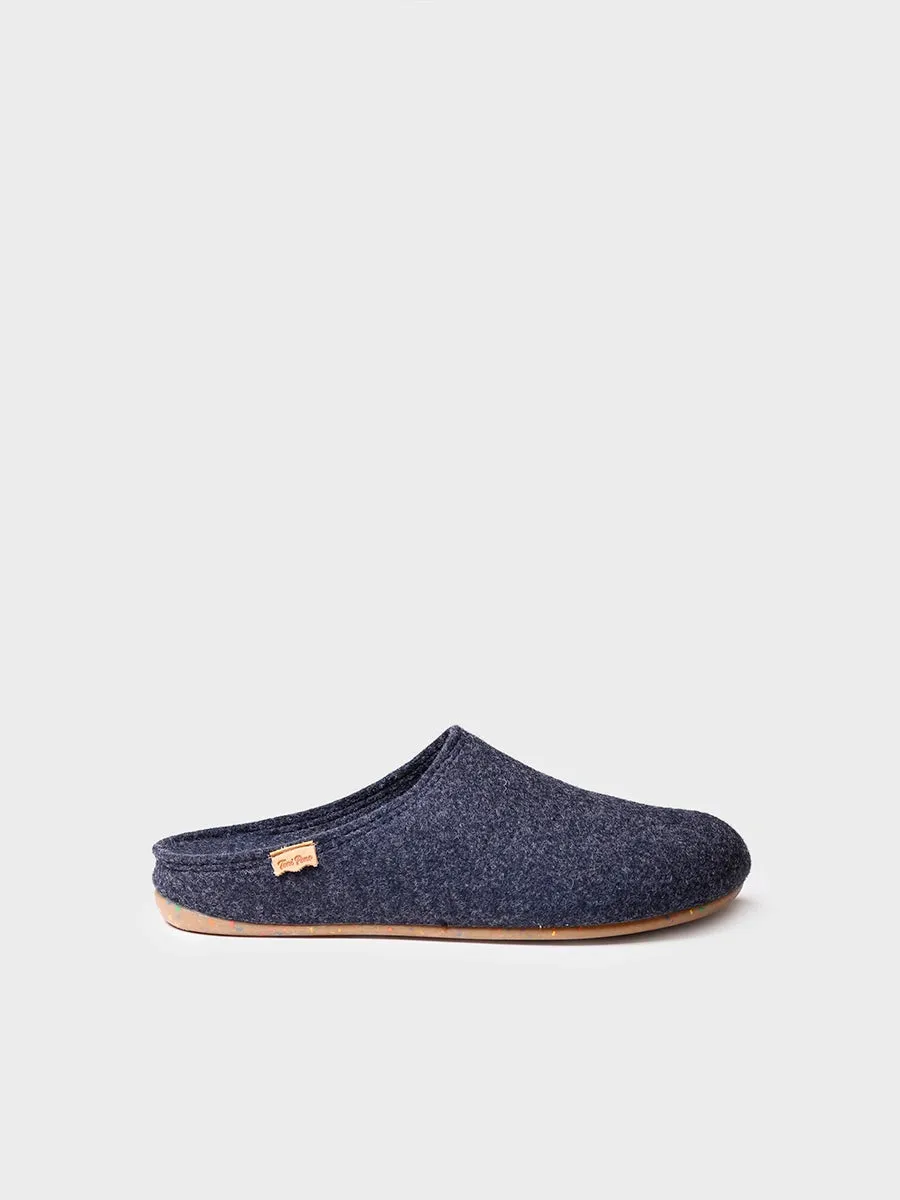 Men's house slipper made from recycled felt - NEO-FR
