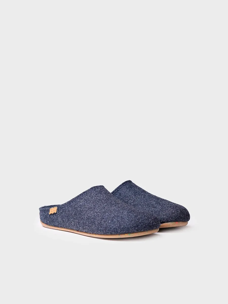 Men's house slipper made from recycled felt - NEO-FR