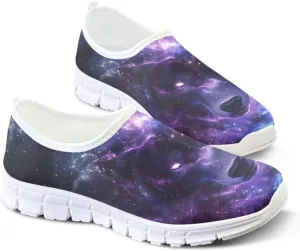Men's Loafers Slip On Slip Shoe Casual Walking Shoes Non Slip Work Shoes Mesh Athletic Sneakers White Sole