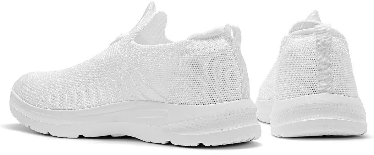 Men's Running Shoes Casual Slip on Walking Tennis Gym Sneakers Lightweight Breathable Mesh Workout Sports Soft Sole