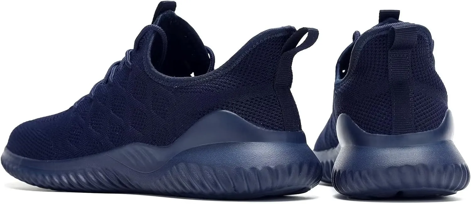 Mens Running Shoes Slip on Tennis Walking Sneakers Casual Mesh Breathable Lightweight Work Sport Shoes