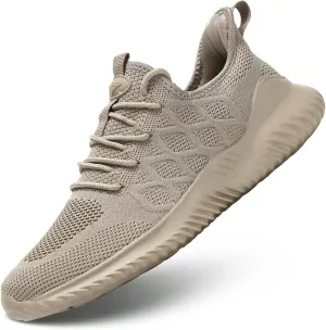 Mens Running Shoes Slip on Tennis Walking Sneakers Casual Mesh Breathable Lightweight Work Sport Shoes