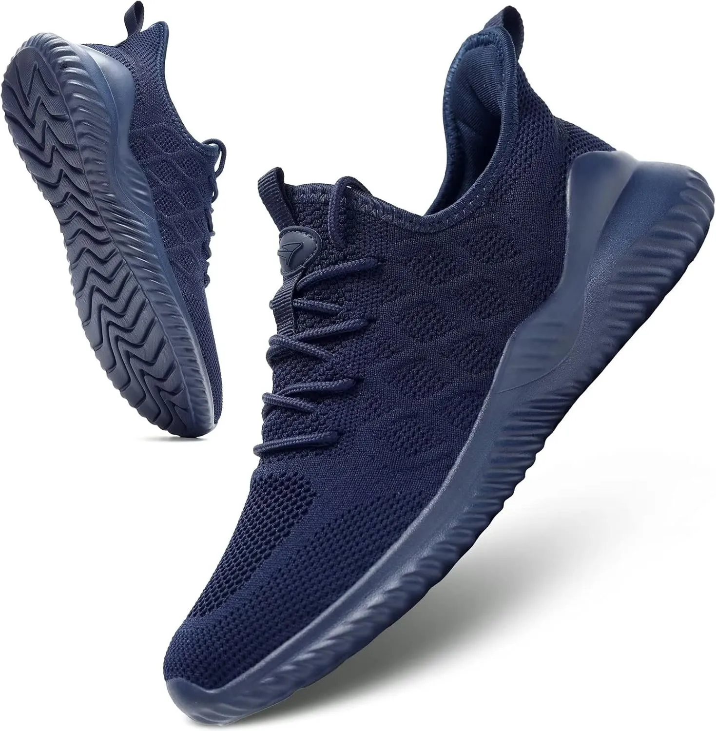 Mens Running Shoes Slip on Tennis Walking Sneakers Casual Mesh Breathable Lightweight Work Sport Shoes