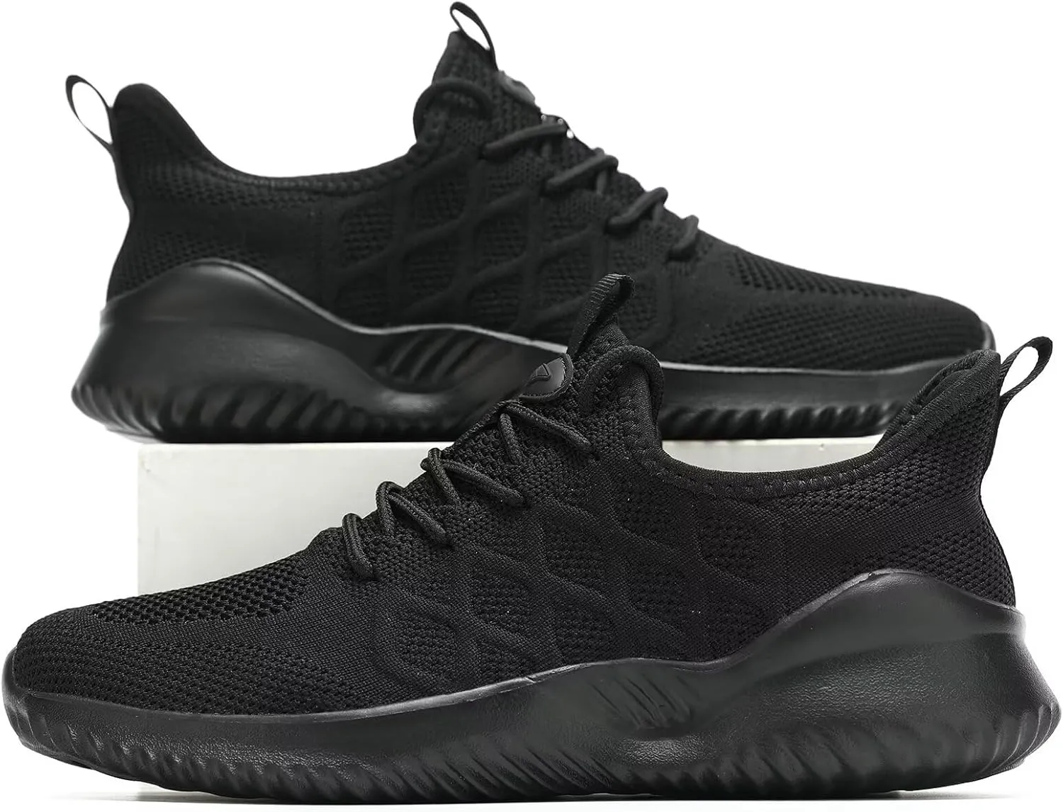 Mens Running Shoes Slip-on Walking Tennis Sneakers Mesh Lightweight Breathable Casual Soft Sole Work Shoes