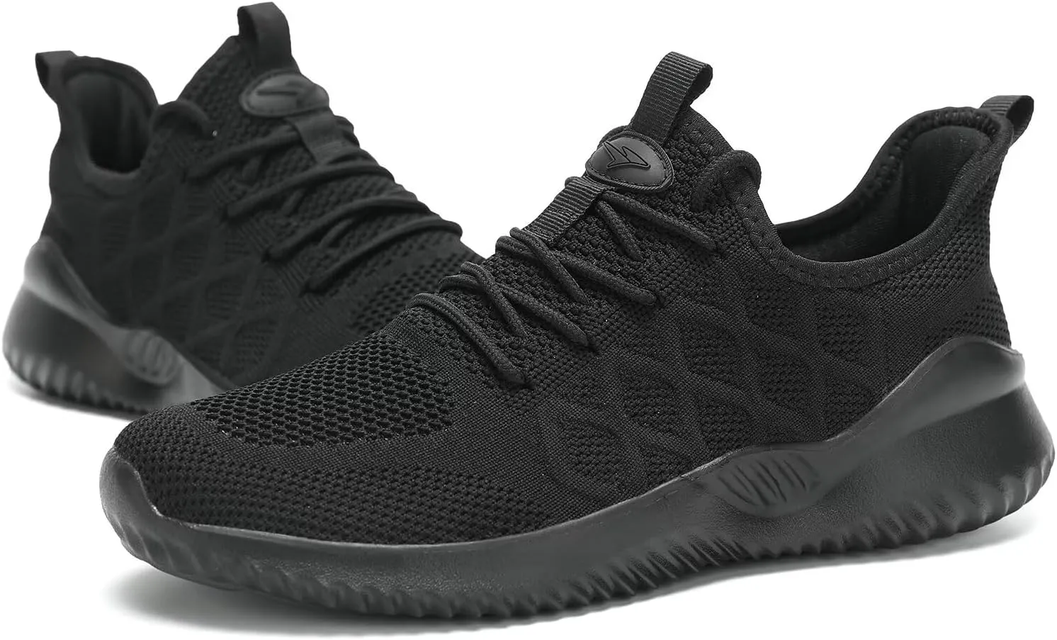 Mens Running Shoes Slip-on Walking Tennis Sneakers Mesh Lightweight Breathable Casual Soft Sole Work Shoes