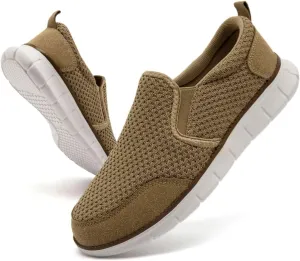 Mens Shoes Slip On Loafers Boat Walking Casual Shoes Non-Slip Lightweight Breathable Fashion Driving Gym Office Work Sneakers