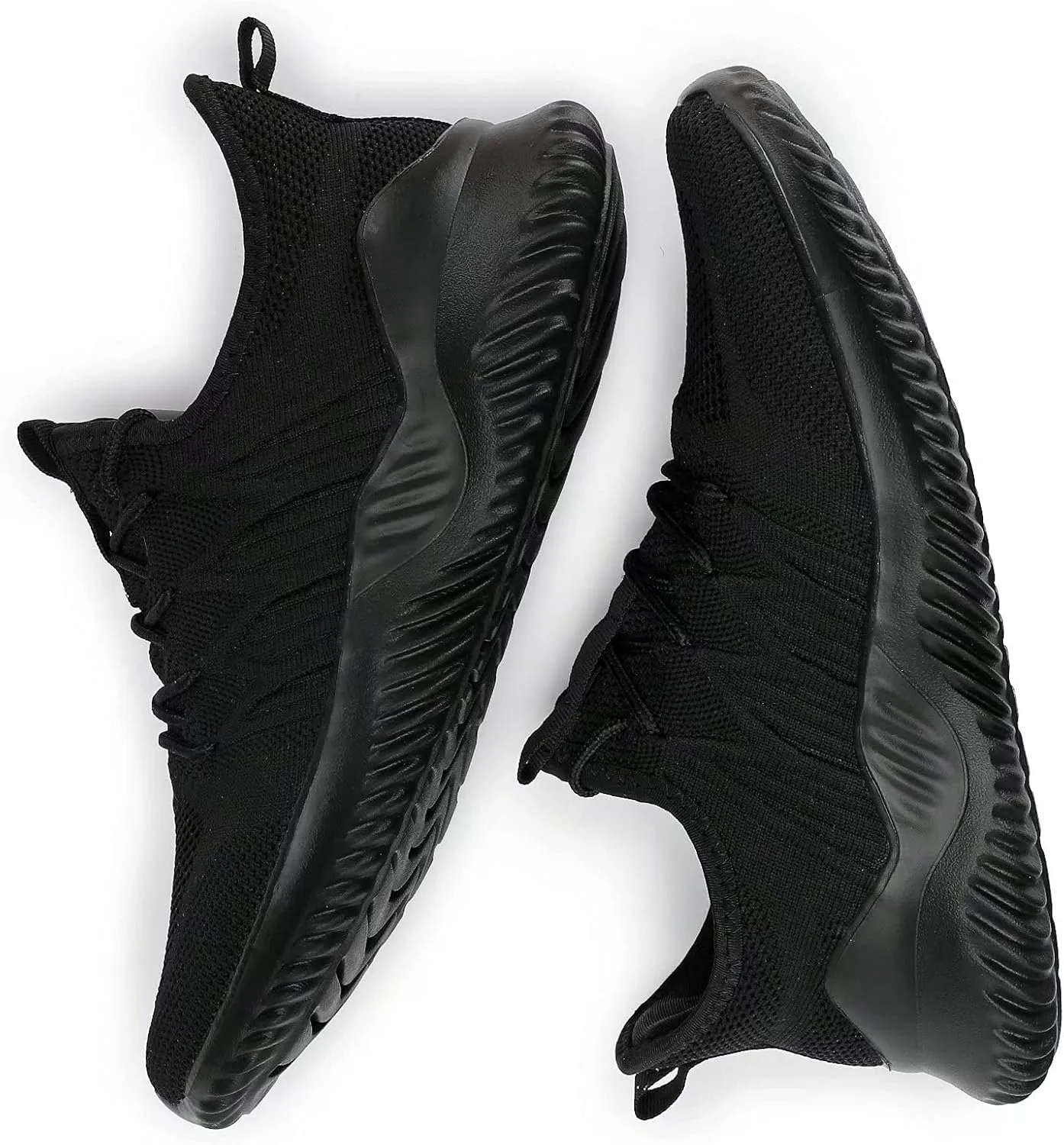 Mens Slip On Running Shoes Athletic Walking Trainers Lightweight Breathable Mesh Tennis Sneakers