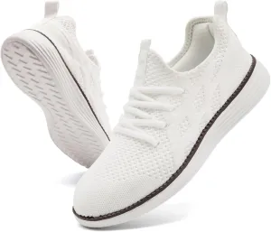 Mens Slip On Sneakers Walking Tennis Shoes Running Gym Athletic Workout Non Slip Fashion Casual Lightweight Breathable Soft Sole Mesh