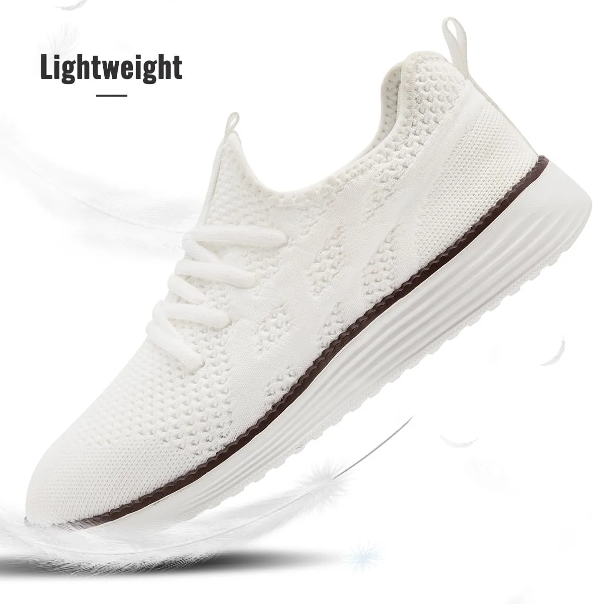 Mens Slip On Sneakers Walking Tennis Shoes Running Gym Athletic Workout Non Slip Fashion Casual Lightweight Breathable Soft Sole Mesh