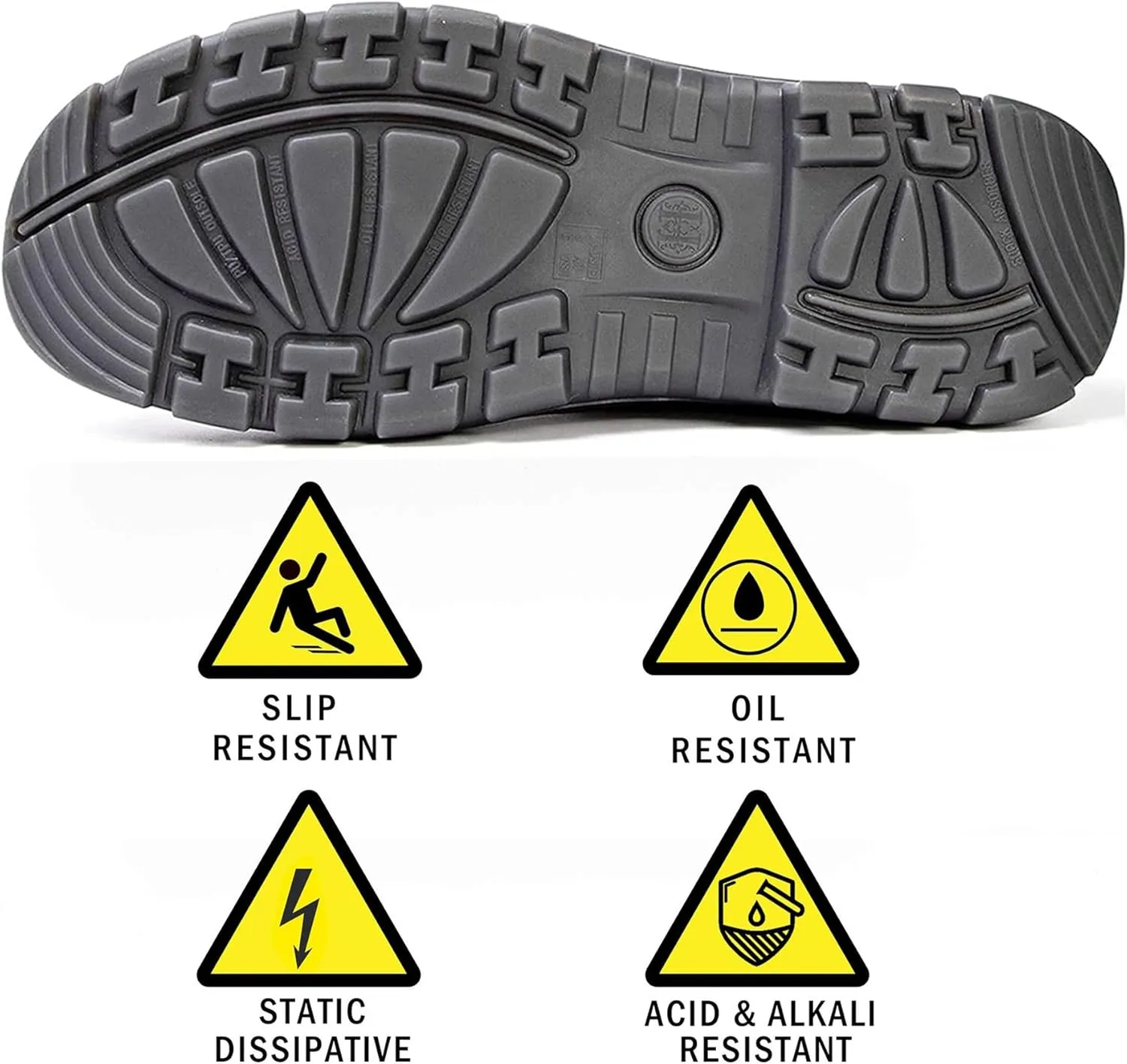 Men's Slip on Soft/Composite Toe Slip Resistant Waterproof Puncture-proof Work Boots