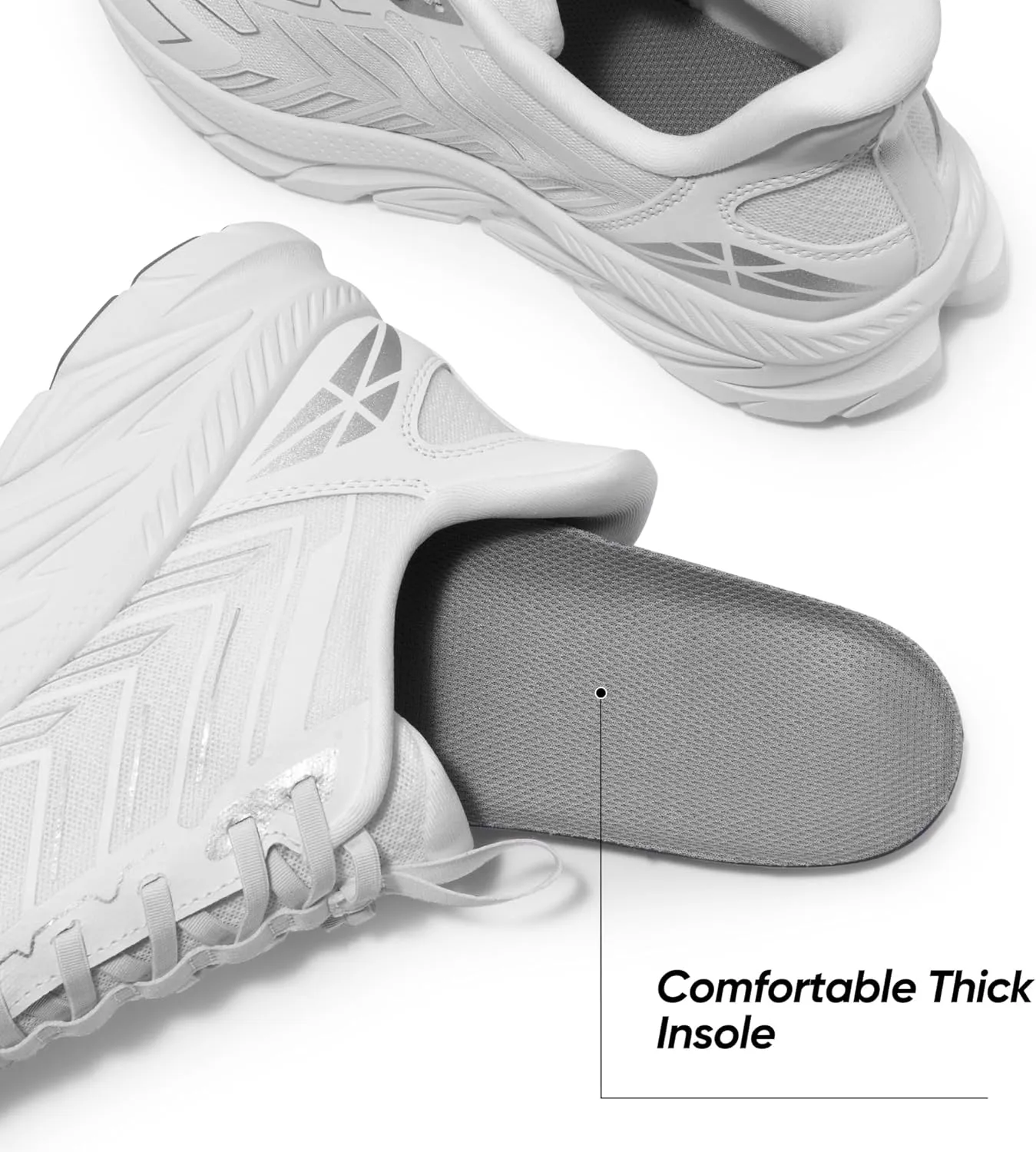 Men's Slip On Walking Shoes Running Comfortable Tennis Breathable Non Slip Athletic Gym Workout Cross Training Fashion Sneakers