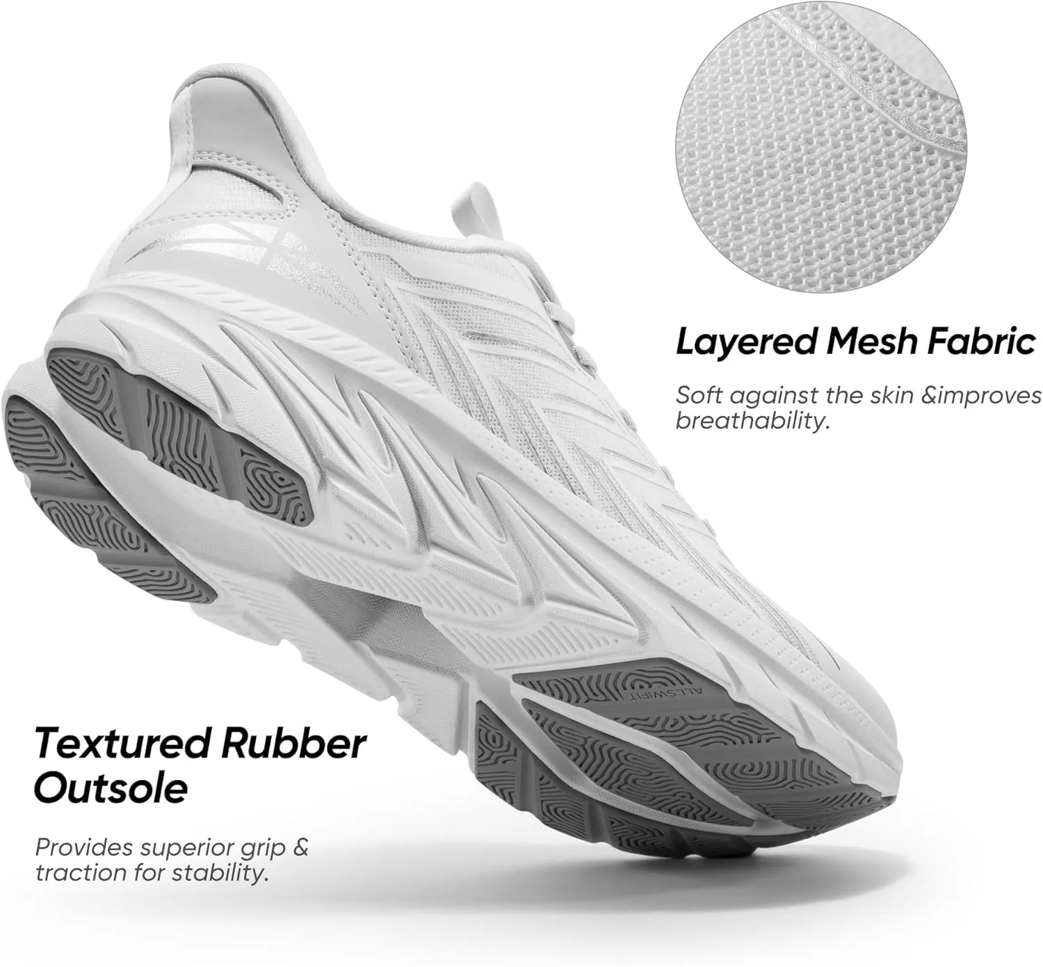 Men's Slip On Walking Shoes Running Comfortable Tennis Breathable Non Slip Athletic Gym Workout Cross Training Fashion Sneakers