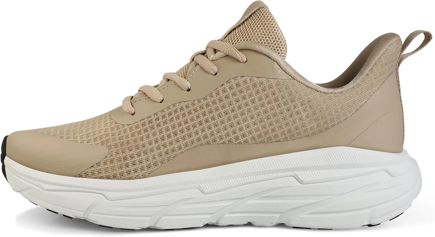 Mens Slip On Walking Shoes Running Tennis Shoes for Athletic Workout Gym Casual Non Slip Training Sneakers Breathable Knit Upper Indoor Outdoor