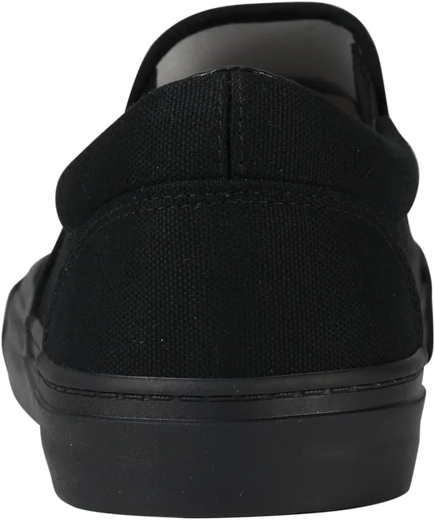 Men's Sneakers Classic Low Top Slip On Shoes Wide Canvas Skate Loafers Sneakers with Soft Insole Causal Dress Shoes for Men Comfortable Walking Shoes Slip on Sneakers for Men