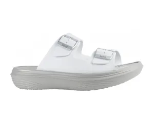 Mens Uri White Cushioned Sandals