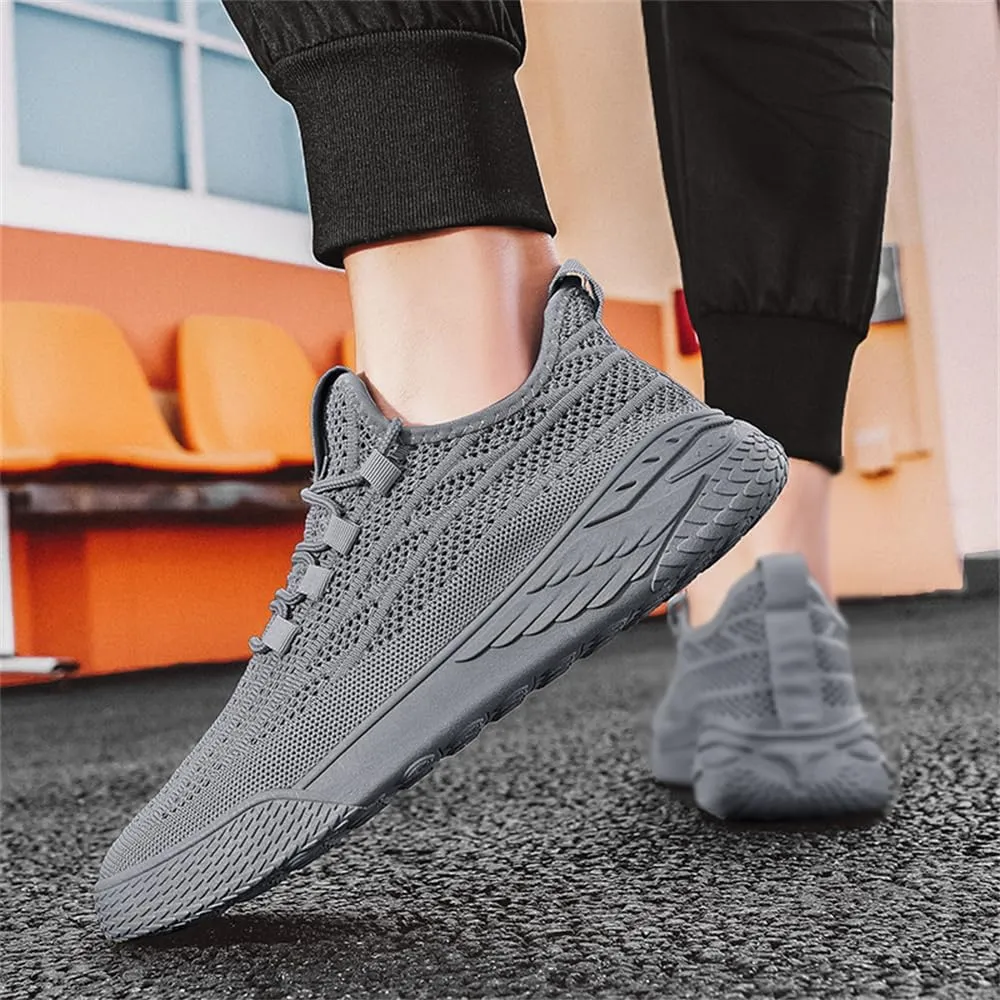 Men's Walking Shoes Slip-on Sneakers Breathable Mesh Running Shoes Lightweight Non Slip Hiking Shoes