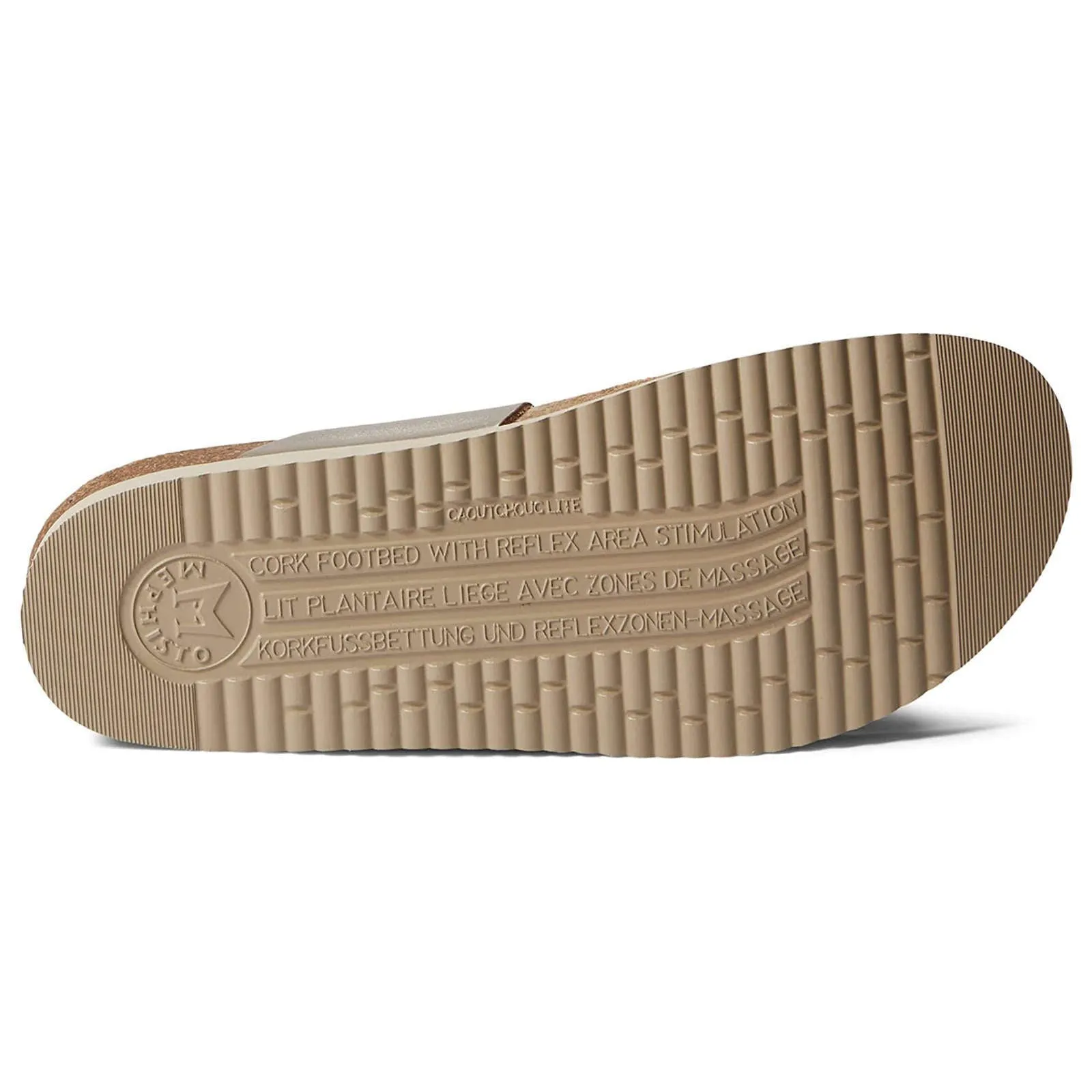 Mephisto Helen Mix Metallic Leather Women's Slide Sandals