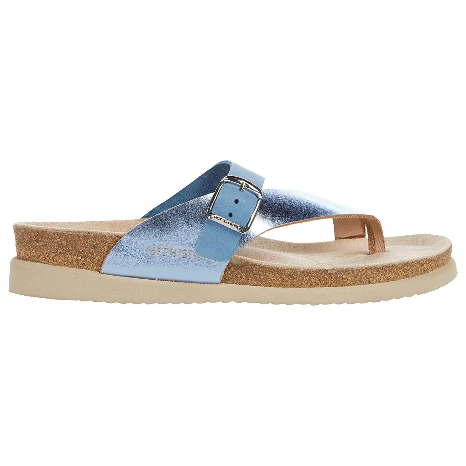 Mephisto Helen Mix Metallic Leather Women's Slide Sandals